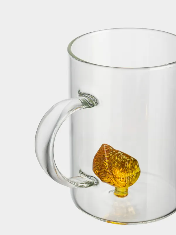 Кружка, 400 мл, стекло Б, Долька апельсина, Shape, image-2