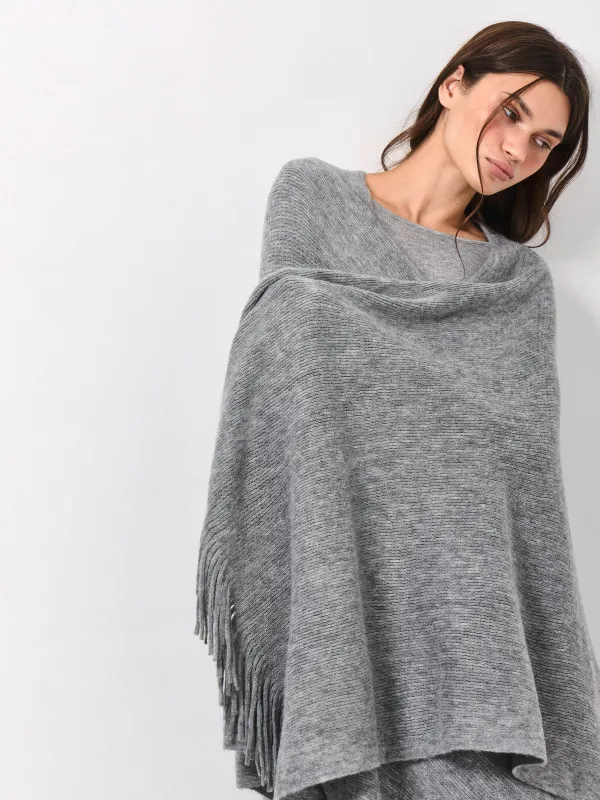 Пончо с бахромой, Poncho, image-2