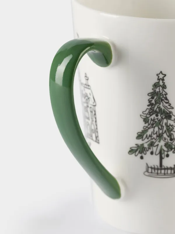 Кружка, 420 мл, Праздничный город, Christmas city, image-4