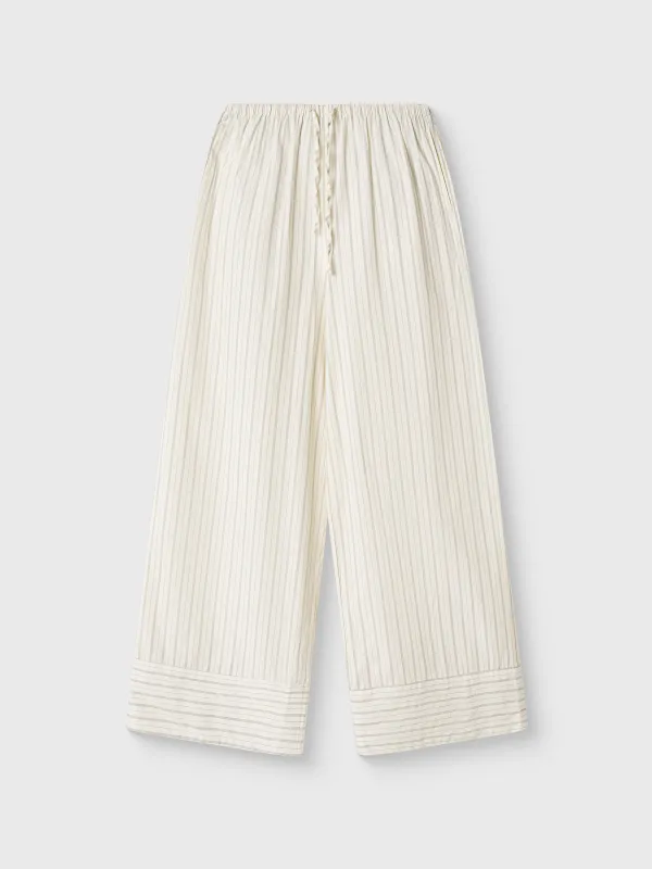 Брюки женские, домашние, белые, Alvida, image-4