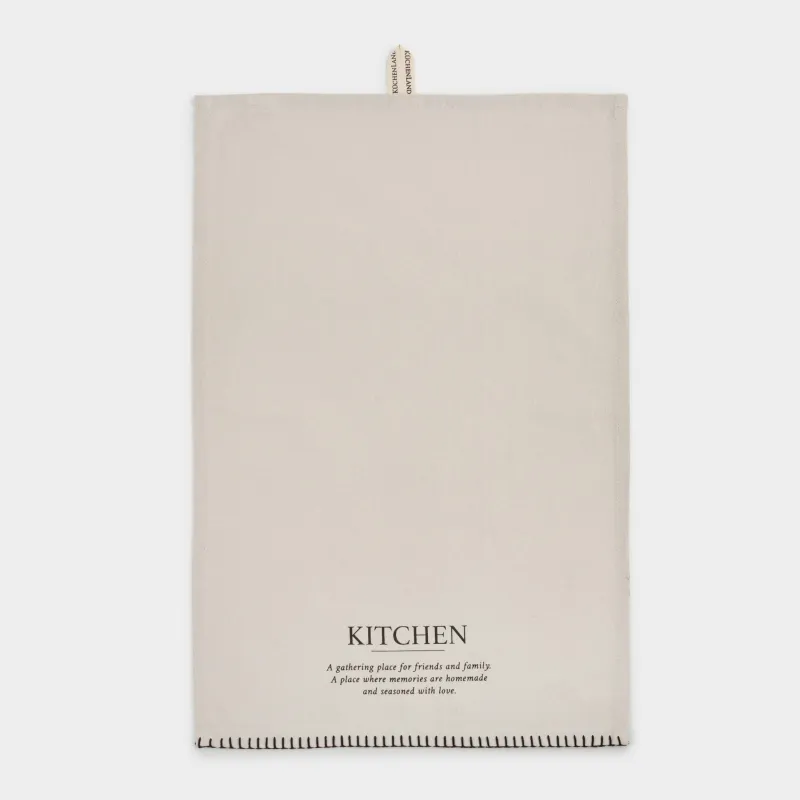Полотенце кухонное, 40х60 см, хлопок, бежевое, Kitchen, Course