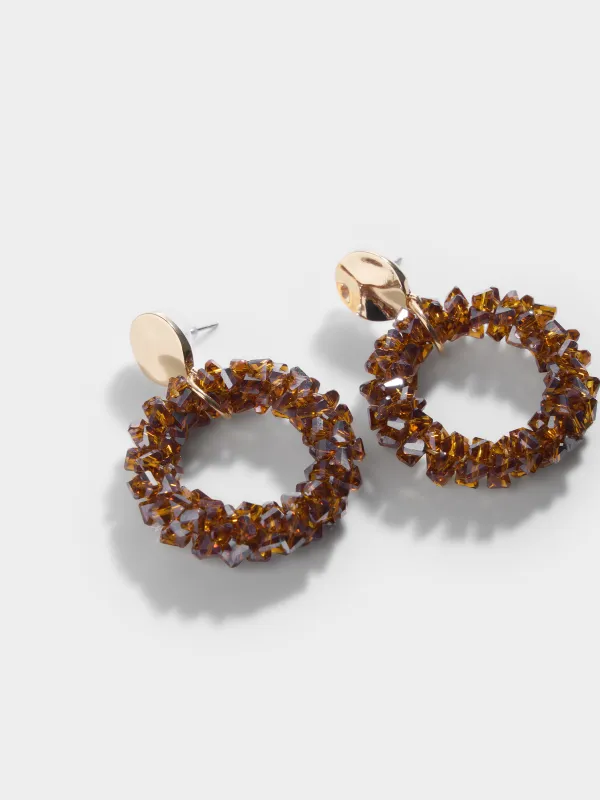 Серьги-пусеты, 2 шт, Кристаллы, Jewelry crystal, image-2
