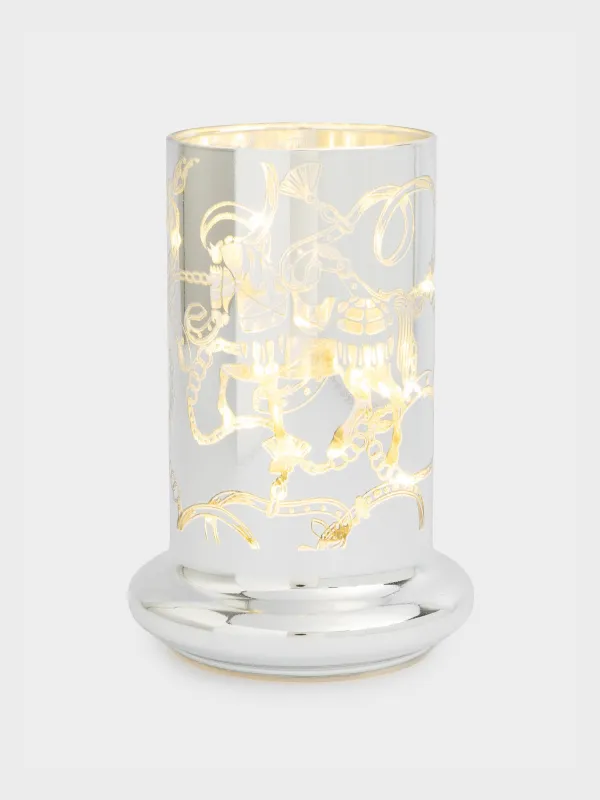 Светильник декоративный, 15 см, Silver style, image-0