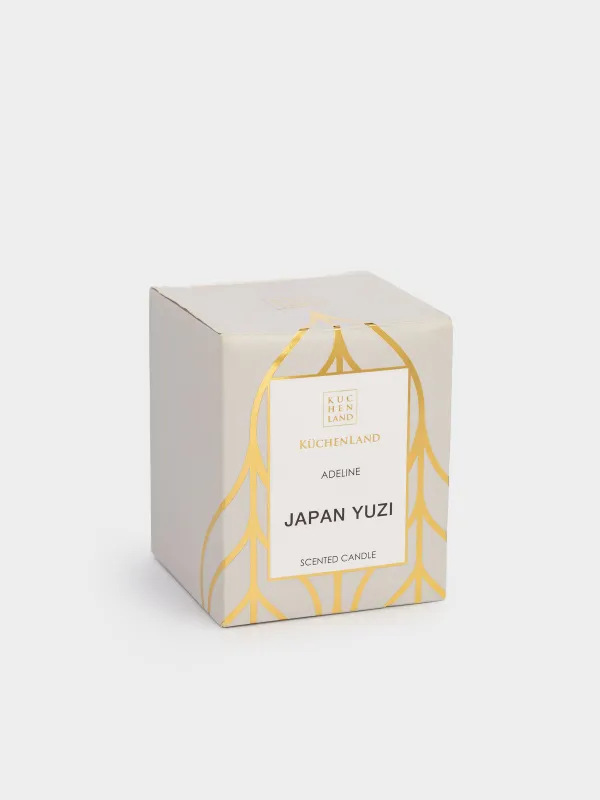 Свеча ароматическая, 9 см, в подсвечнике, Japan Yuzi, Adeline, image-5