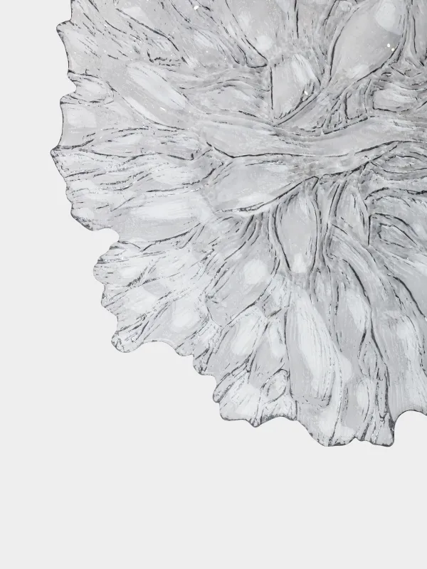 Блюдо, 29х3 см, стекло, серое, Pion color, image-2