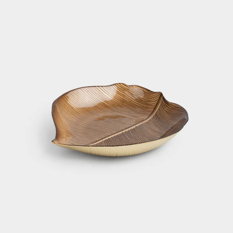 Блюдо, 20х18x3 см, Лист, Hosta