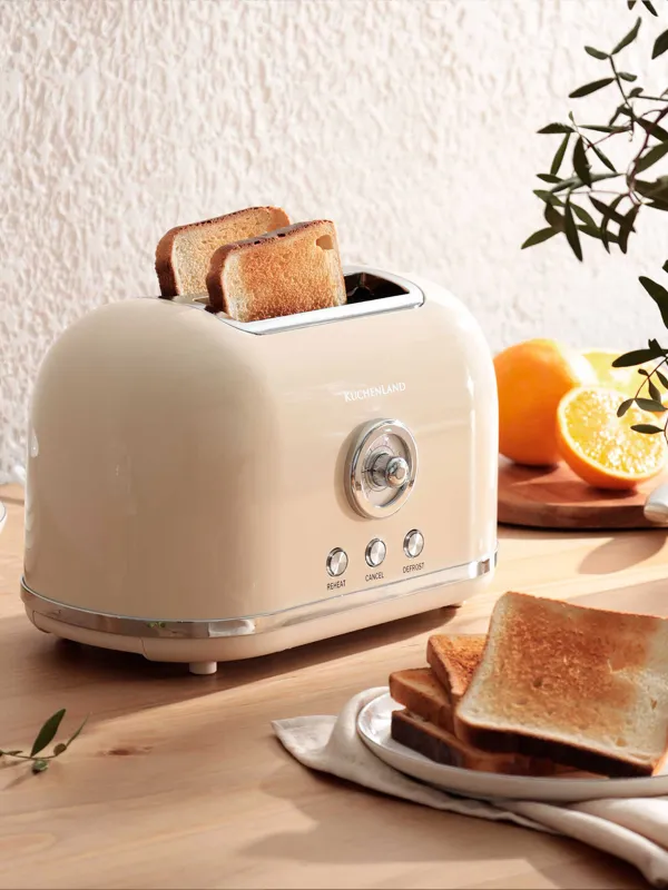 Тостер электрический, 685-815 Вт, 6 режимов, сталь/пластик, бежевый, Vintage kitchen, image-7