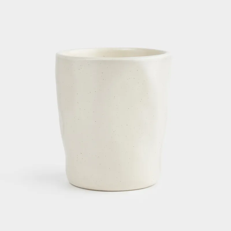 Стакан, 320 мл, Мятый эффект, Crumple creme