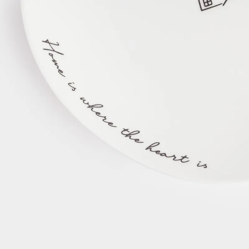 Тарелка закусочная, 21 см, фарфор P, белая, Дом, Amour, image-6