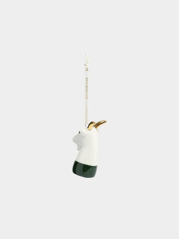 Игрушка елочная, 8 см, Козочка, Figure christmas, image-1