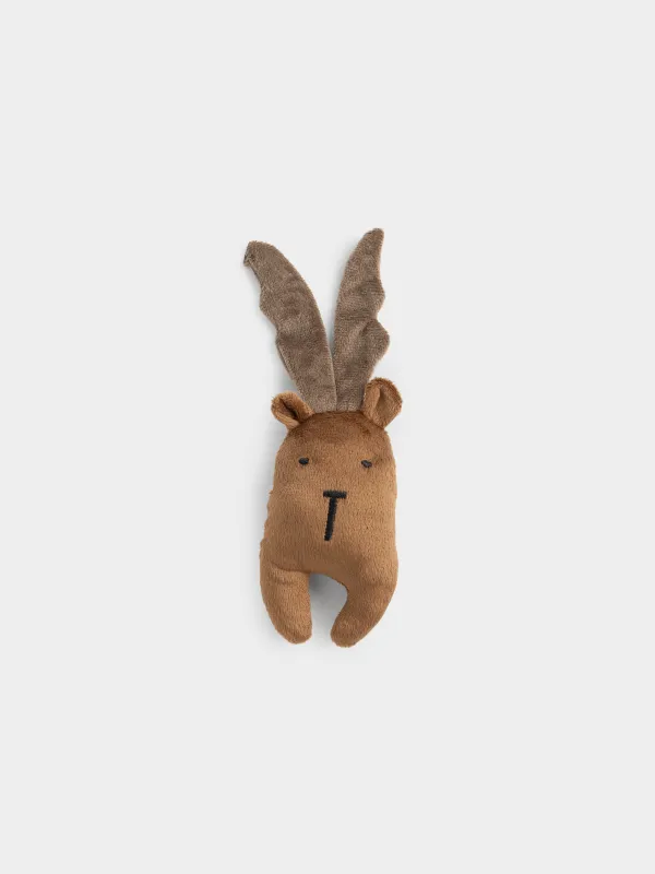 Игрушка для собак, с пищалкой, коричневая, Frisky pet, image-0