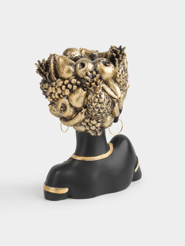 Ваза декоративная, 19 см, Девушка с фруктами, Ethnic girls, image-2