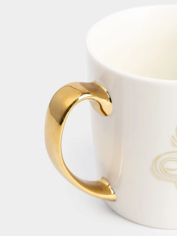 Кружка, 500 мл, Лошадь, Horse gold, image-2