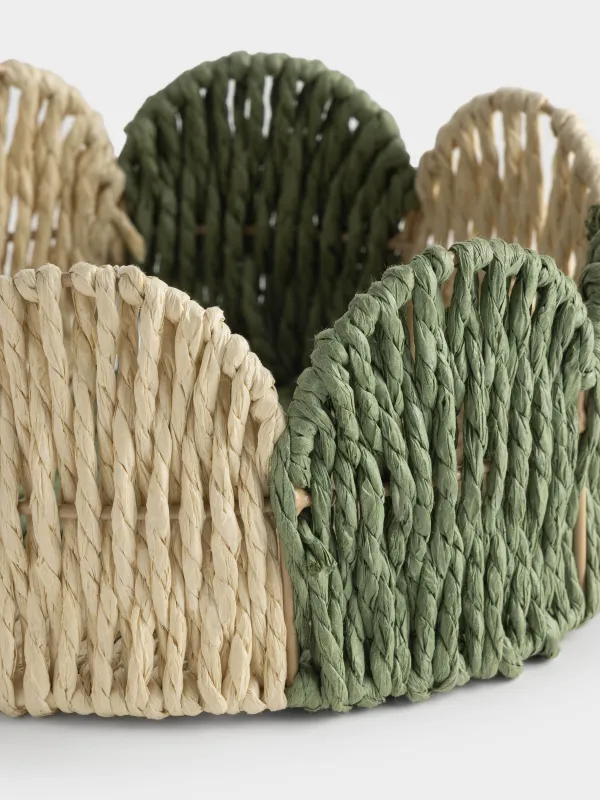 Корзина для хранения, 22х9 см, Волнистые края, Braided, image-3