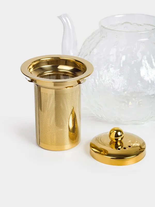 Чайник заварочный, 1,3 л, Glacial gold, image-4