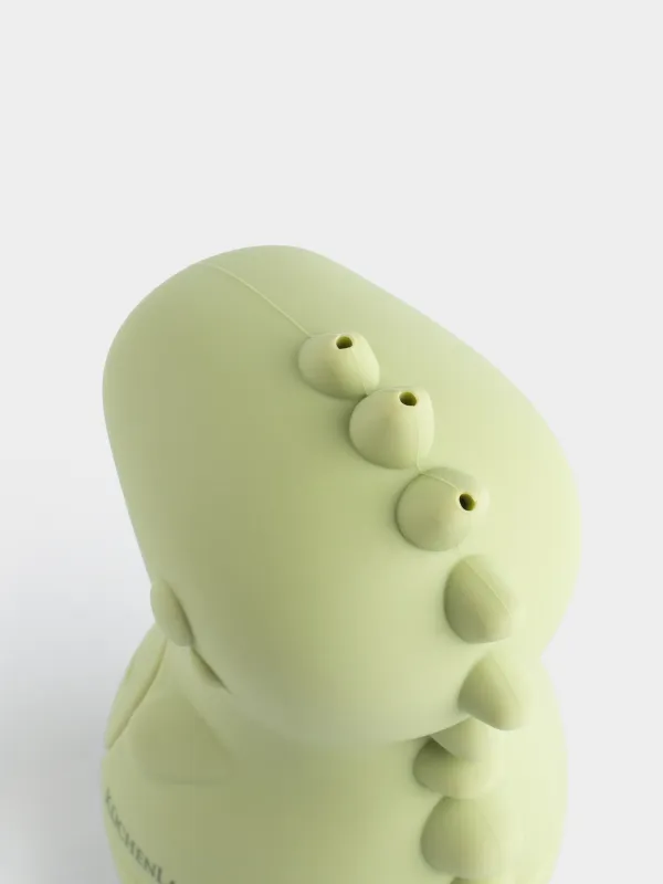 Игрушка для купания, 9х7 см, силикон, зеленый, Динозавр-брызгалка, Dino, image-5