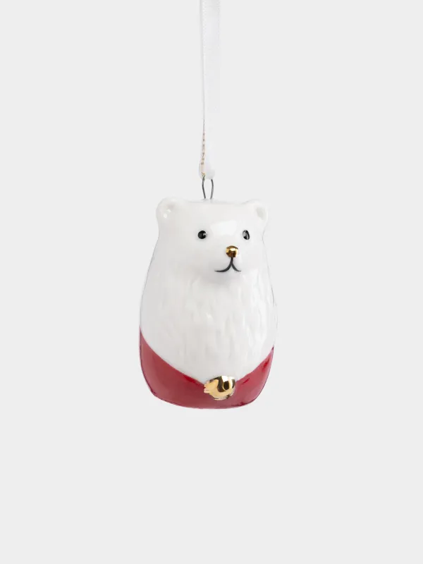 Игрушка елочная, 6 см, Медведь, Figure christmas, image-1