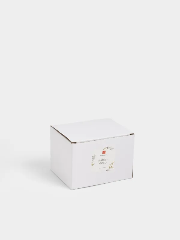 Кружка, 380 мл, керамика D, бежево-золотистая, Кролик, Rabbit gold, image-5