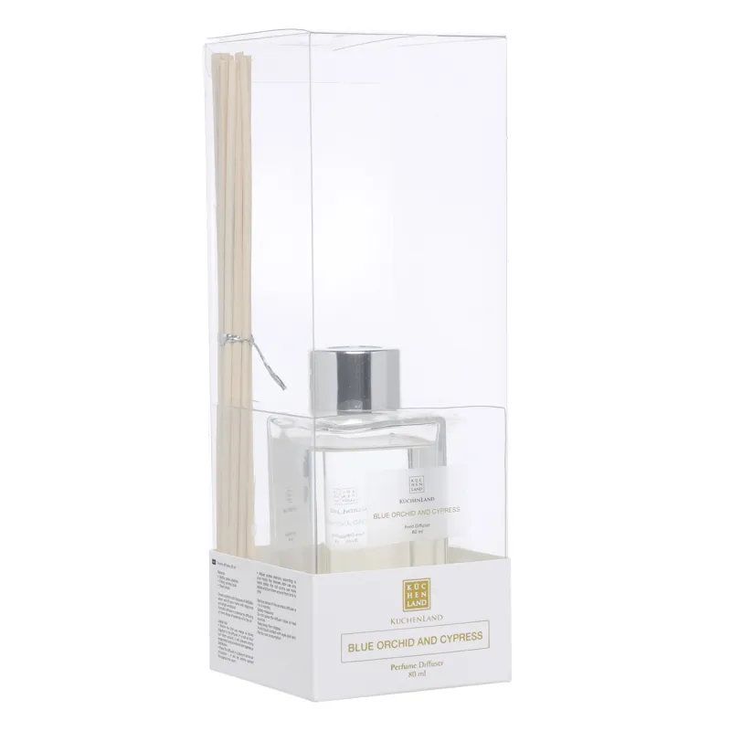 Ароматический диффузор, 80 мл, Blue orchid and cypress, Basic, image-1