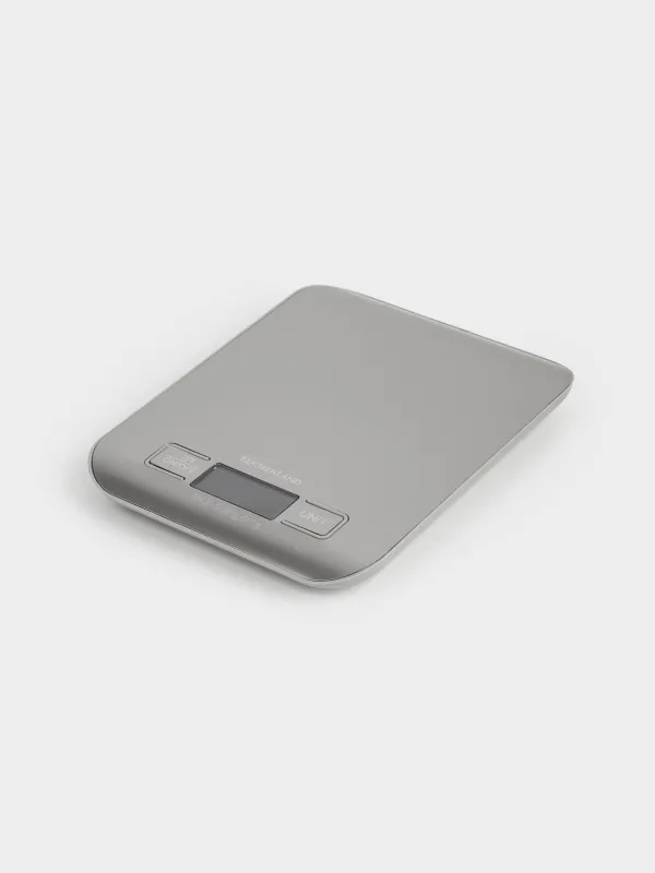 Весы кухонные, 18х14 см, электронные, сталь/пластик, серебристые, Libra, image-0