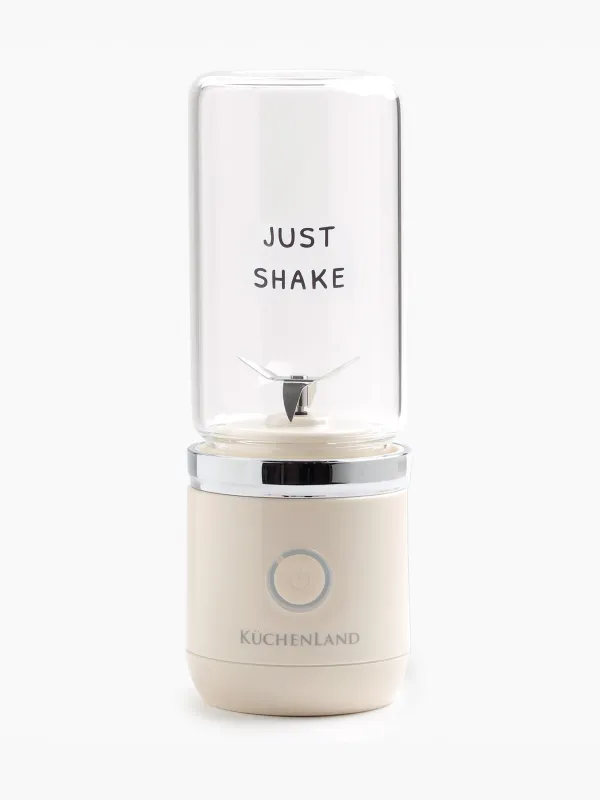 Блендер персональный, 380 мл, 67 Вт, портативный, заряжаемый, стекло/пластик, мокко, Handy, image-0