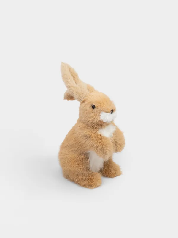 Изделие декоративное, 16х26 см, искусственный мех, бежевая, Кролик, Rabbit, image-4