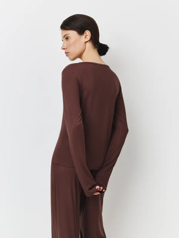 Лонгслив женский, домашний, Rosemary, image-3