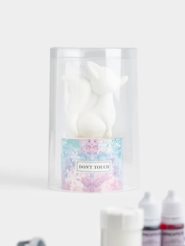 Набор для творчества, 1 пр, кварцевая живопись, гипс, Снежная лиса, Creative, image-6