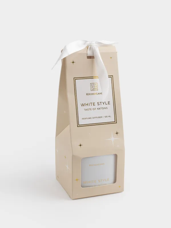 Ароматический диффузор, 120 мл, керамика, белый, Taste of Katong, White style, image-3