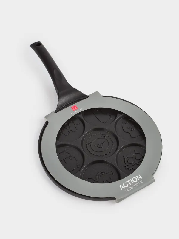 Сковорода для яиц и оладий, 26 см, 7 отд, с покрытием, алюминий, Животные, Action, image-8
