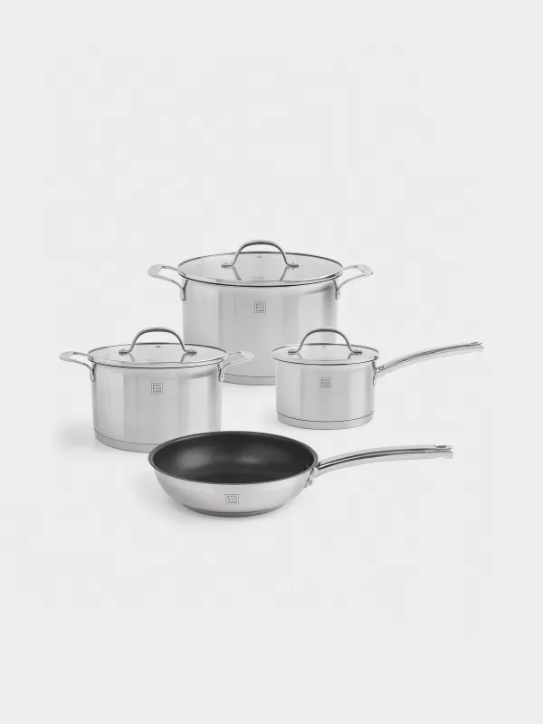 Набор посуды, 4 пр, сталь, Silver Stone    , image-0