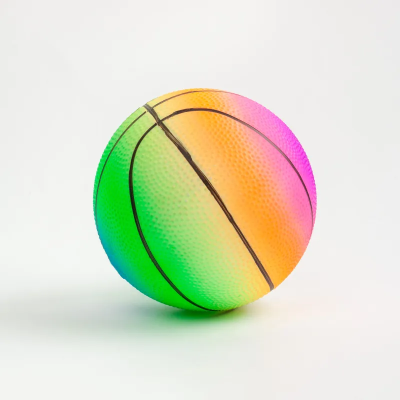 Мяч, 14 см, ПВХ, неоновый, Баскетбол, Game Neon, image-1