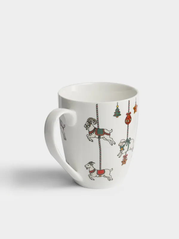 Кружка, 320 мл, Карусель, Christmas lamb, image-1