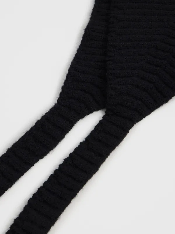 Капор женский, единый размер, акрил/полиэстер/нейлон, черный, Kapor, image-4