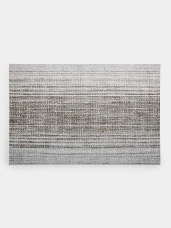 Салфетка под приборы, 30x45 см, ПВХ, прямоугольная, серая, Градиент, Solid, image-0