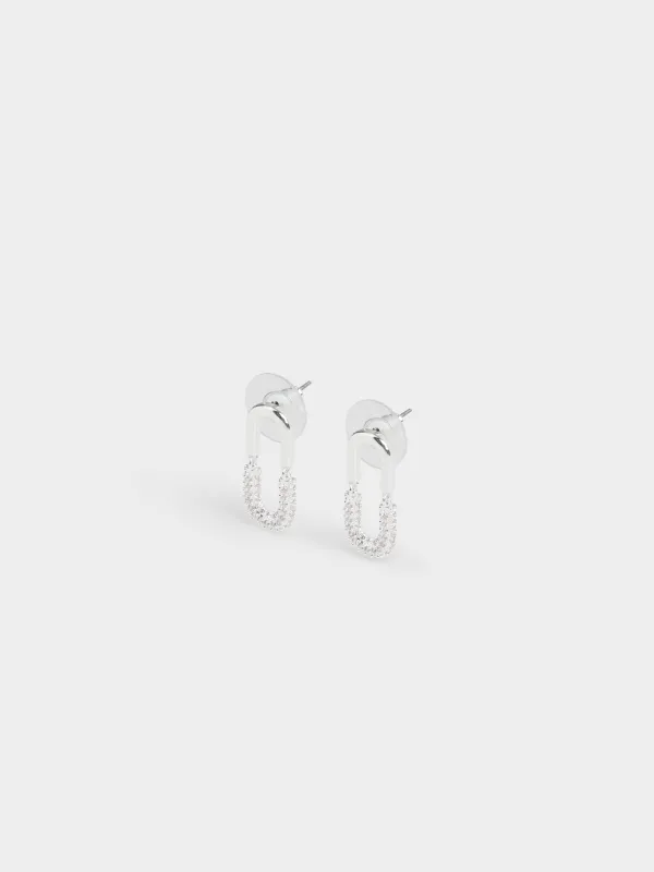 Серьги-пусеты, 2 шт, Jewelry crystal, image-1