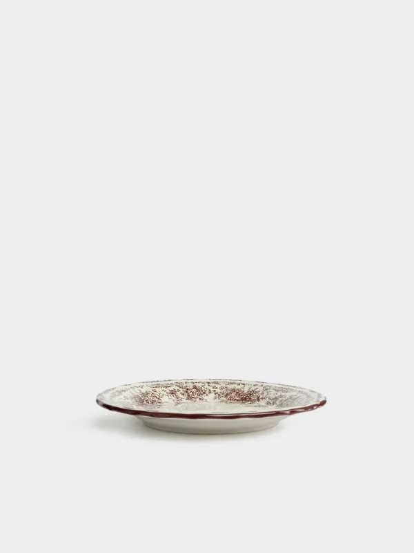 Тарелка обеденная, 28 см, Шишки и цветы, Pine lace, image-1