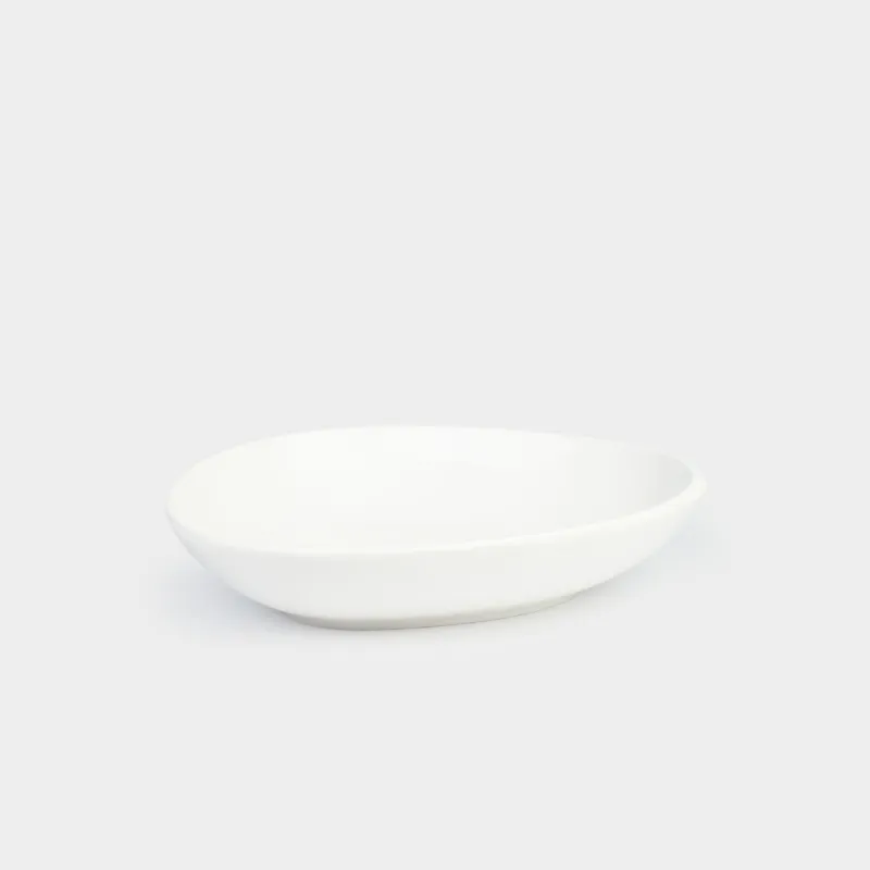 Тарелка суповая, 22х5 см, 970 мл, фарфор P, белая, Synergy