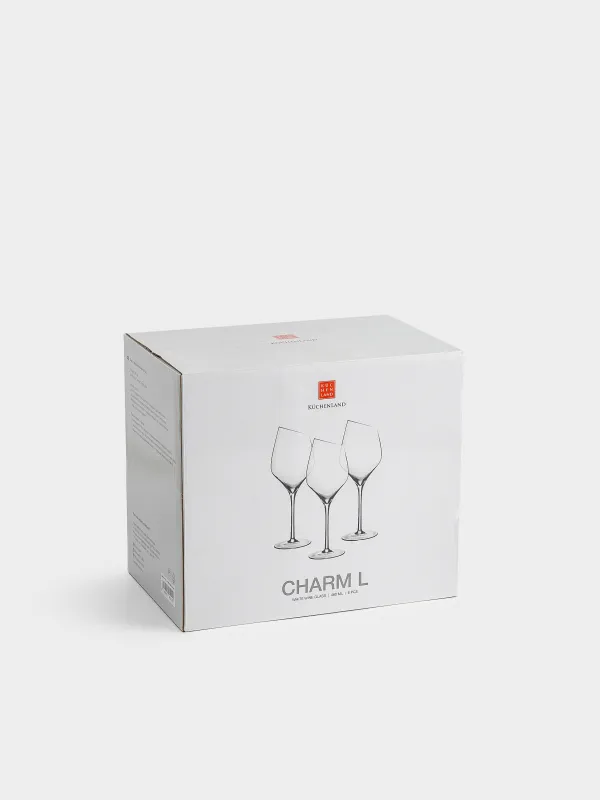 Бокал для белого вина, 460 мл, 6 шт, кристальное стекло, Charm L, image-7