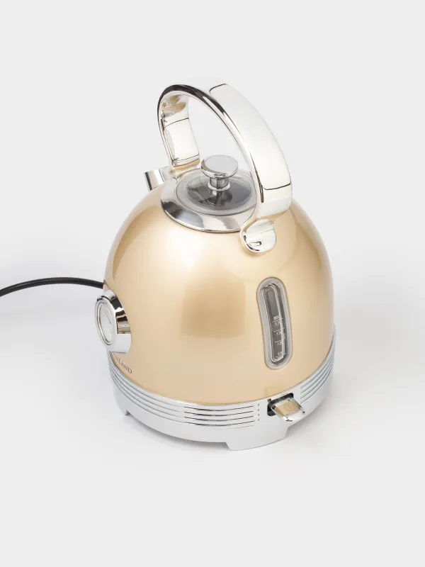 Чайник электрический, 1,7 л, 1850-2200 Вт, сталь/пластик, золотистый, Vintage kitchen, image-5