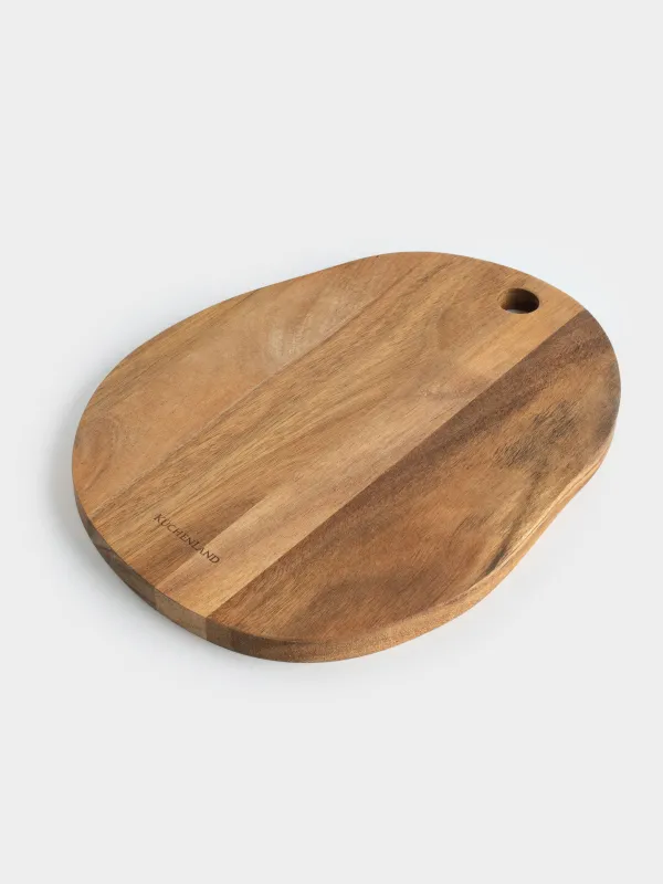 Доска разделочная, 30x23 см, дерево, Noble tree, image-5