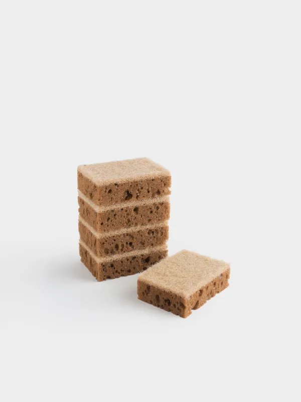 Губка для мытья посуды, 5 шт, Beige clean, image-0