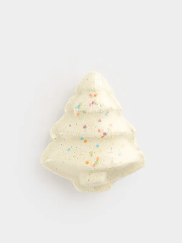 Бомбочка для ванны, 100 гр, зеленая, Виноград, Елочка, Christmas spa, image-4