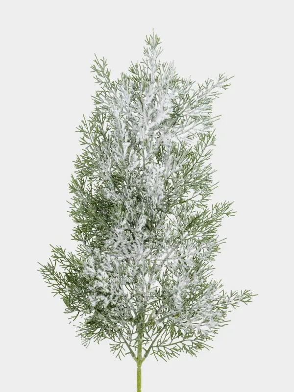 Ветка декоративная, 66 см, Заснеженная ель, Snowy decor, image-1