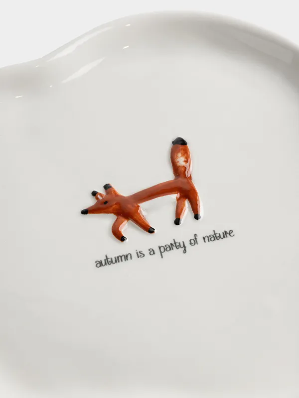 Тарелка закусочная, 20 см, Лиса, Fox, image-1