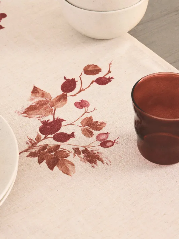 Дорожка настольная, 40х160 см, Цветы и листья, Autumn flair, image-4