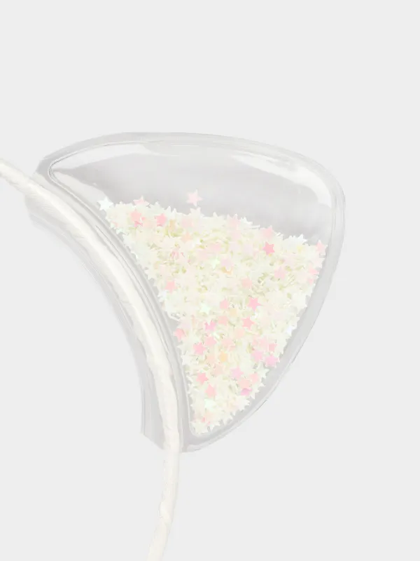 Ободок карнавальный, 12х15 см, детский, полиэстер/пластик, молочный, Ушки, Hairstyle, image-3