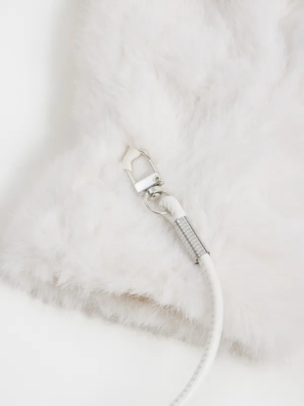 Варежки женские на шнурке, Shaggy, image-2