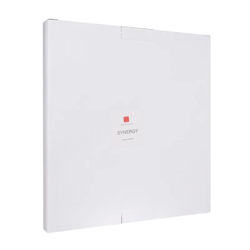 Тарелка обеденная, 27х25 см, фарфор P, белая, Synergy, image-2