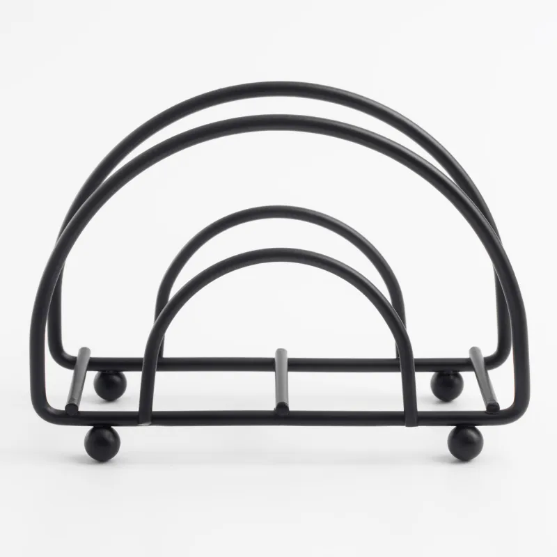 Салфетница, 10 см, Twist black